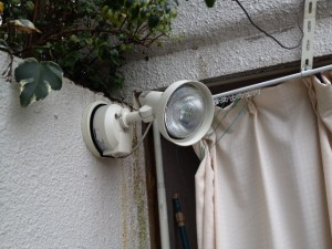防犯灯設置工事　施工後　名古屋市中区